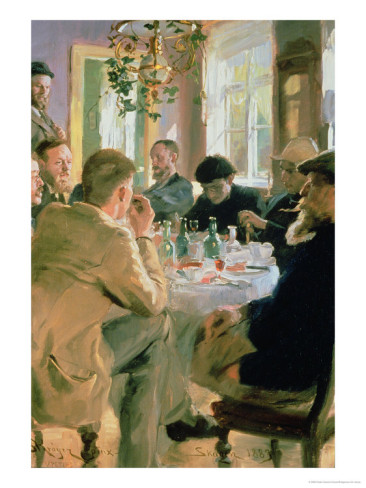 Lunchtime, 1883 - Peder Severin Kroyer Painting On Canvas